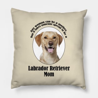 Yellow Lab Mom Pillow