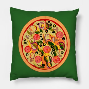 A Veggie Pizza Pillow