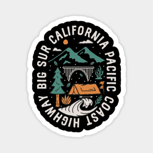 Big Sur Camping Magnet