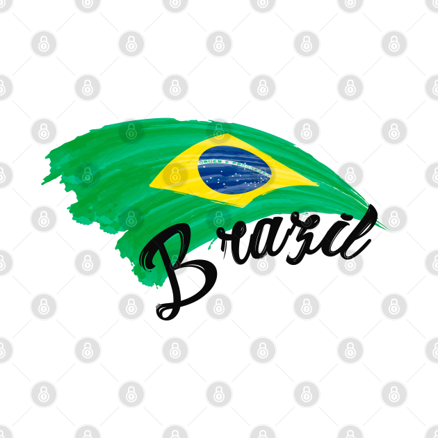 Discover Brazil flag - Brazil - T-Shirt