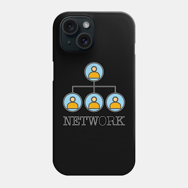 NETWORK Phone Case by piksimp