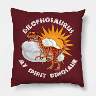 My Dilophosaurus Dinosaur Spirit Design Pillow