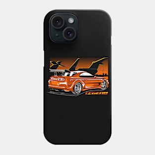 Toyota Supra Orange Phone Case