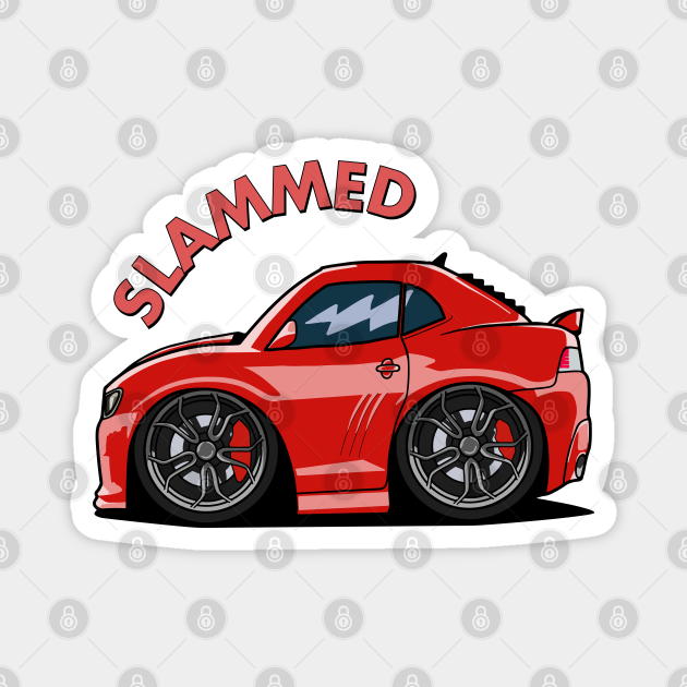 FORD MUSTANG CARTOON - Mustang - Magnet | TeePublic FORD MUSTANG CARTOON - Mustang - Magnet | TeePublic