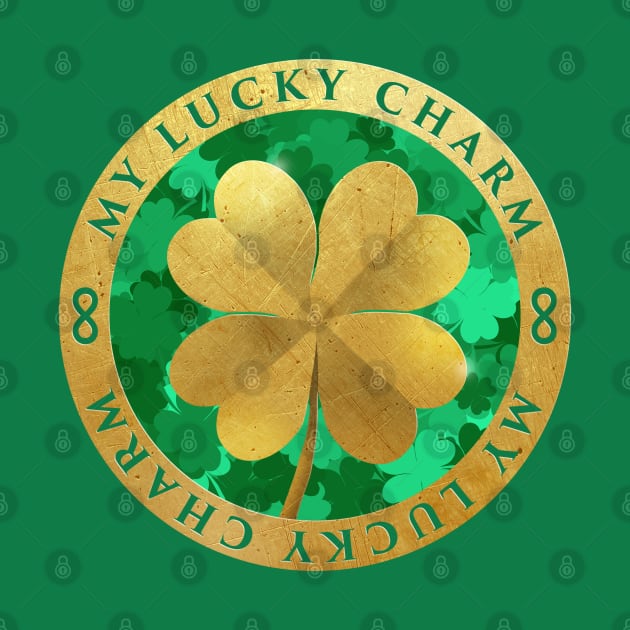 Lucky charm 4 leaf clover by Dashu