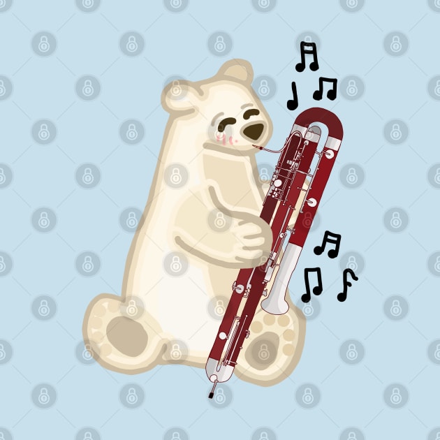 Contrabassoon Polar Bear by Artstuffs121