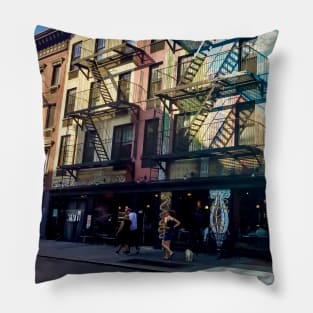 East Village, Manhattan, New York City Pillow