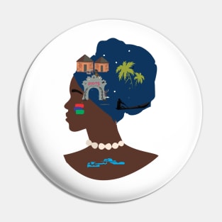 Gambian woman Pin