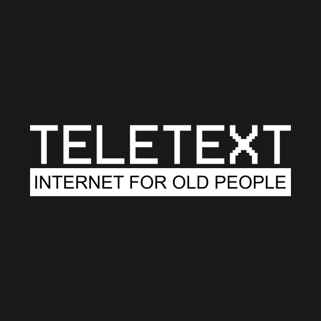 Teletext Internet For Old People Through They Communicate by mangobanana