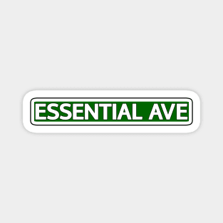 Essential Ave Street Sign Magnet