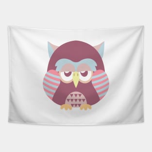 Angry little owl Tapestry