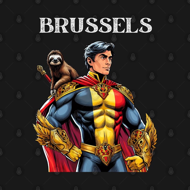 Brussels 70s Fantasy Comic Book Belgian Superhero by Woodpile