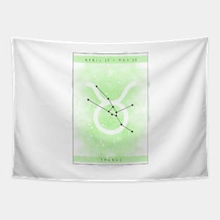 Taurus star sign design Tapestry