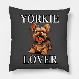 Yorkie Lover Pillow