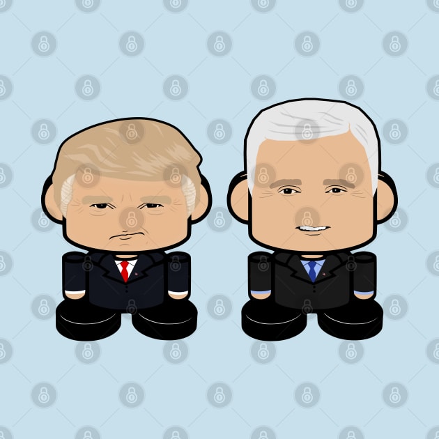 Trump & Pence POLITICO'BOT Toy Robot by Village Values