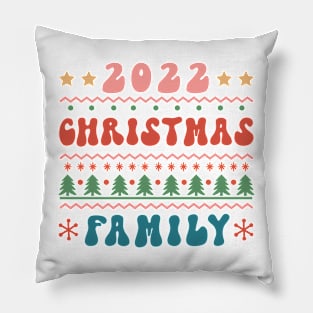 2022 Christmas Crew Ugly Sweater Pillow