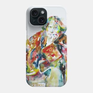 OSCAR WILDE watercolor portrait .23 Phone Case