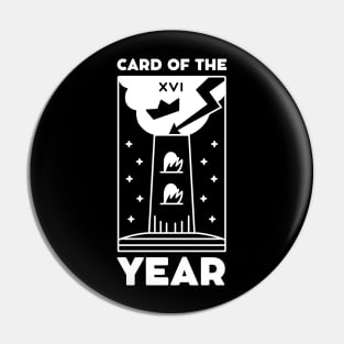 The Tower Tarot Card of The Year Pin