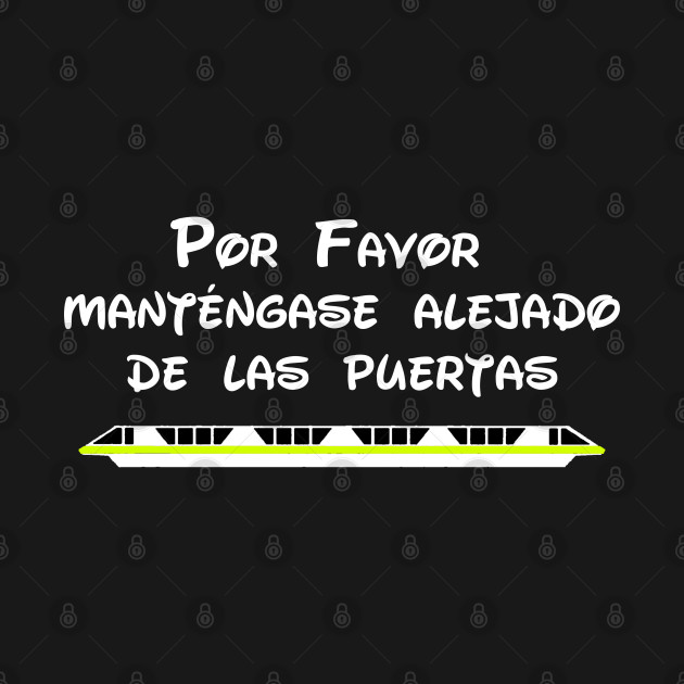 Please Stand Clear Of the Doors Lime FRONT/BACK DESIGN Please Stand