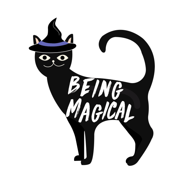 Being Magical Cat by Teequeque