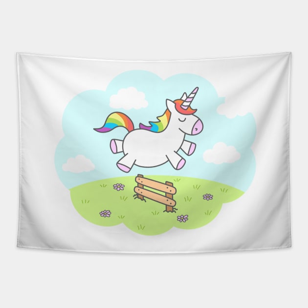 Unicorn Dream Tapestry by sombrasblancas