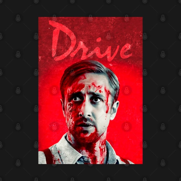 Drive Blood Poster Artwork - Ryan Gosling by pandas doing stuff