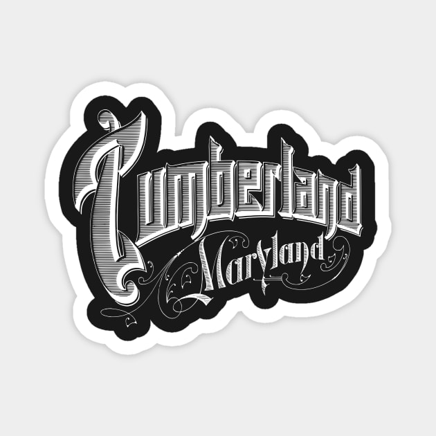 Vintage Cumberland, MD Magnet by DonDota