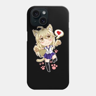 Kawaii Anime Cat Girl Phone Case