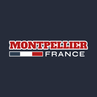 Montpellier France Retro T-Shirt