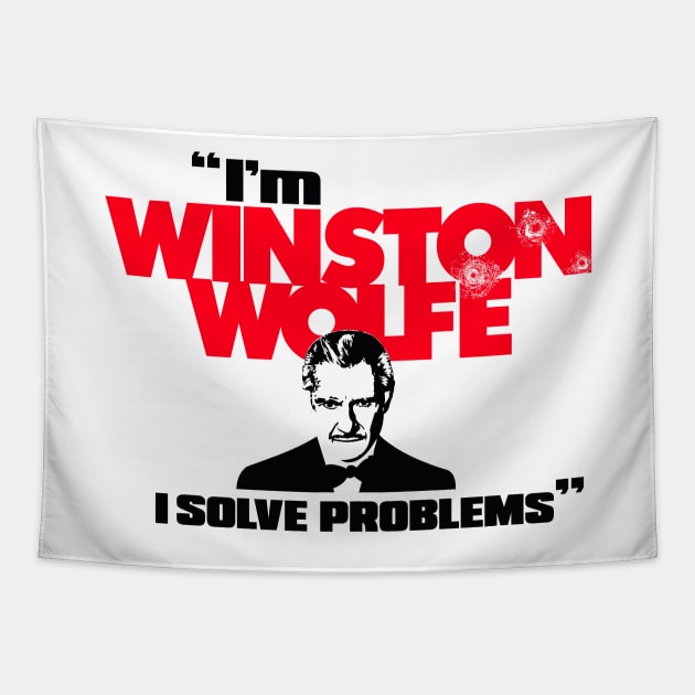 I'm Winston Wolfe Tapestry by Sharkshock