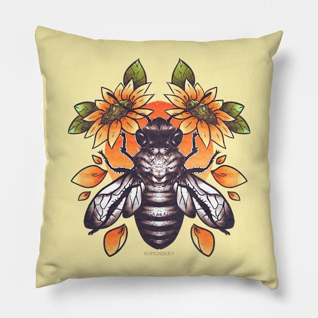 honeybee Pillow by alilynn15