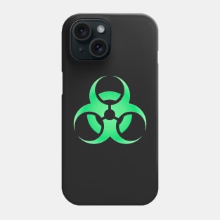 Green Biohazard Symbol Phone Case