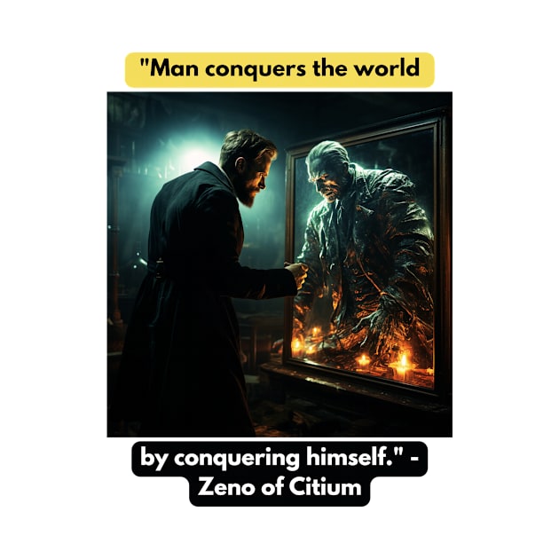 "Man conquers the world by conquering himself." - Zeno of Citium by St01k@