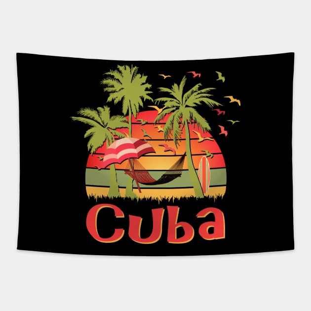 Cuba Tapestry by Nerd_art