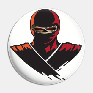 Ninja Skull With Red Eyes Awesome! Pin