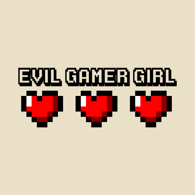 Evil Gamer Girl - heart Gamer by SimonSay