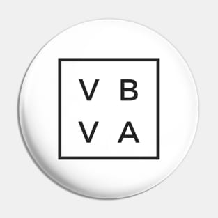 VBVA Virginia Beach Virginia Design by CoVA Tennis Pin