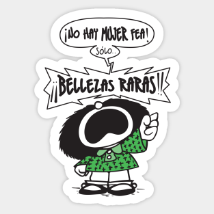Mafalda Feminista Frases Humor Stickers Teepublic