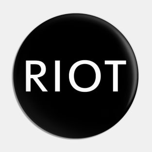 Riot! Mac Always Sunny (white variant) Pin