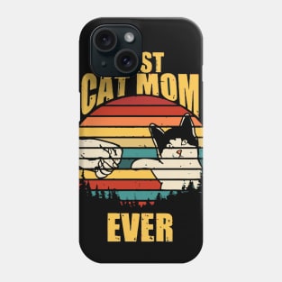 Best cat mom ever Phone Case