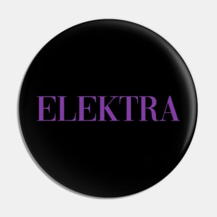 Elektra - Pose - Purple Pin