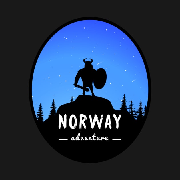 Norway Adventure Sticker, for Norway Lovers, Adventure by norwayraw