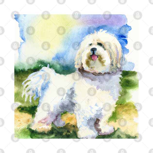 Coton de Tulear Watercolor - Dog Lovers by Edd Paint Something