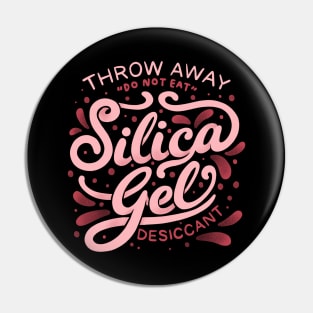 Silica Gel Lettering by Tobe Fonseca Pin