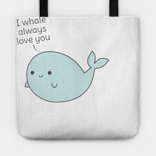 Funny Whale Pun Tote