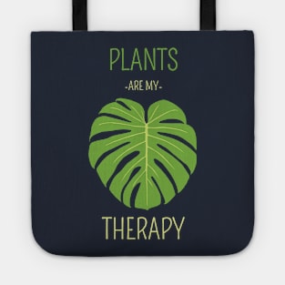 Plants are my therapy Edit Tote