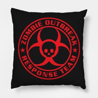 Zombie Outbreak Response Team - RED Pillow