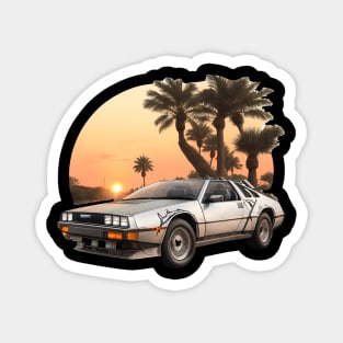 Summer Art DMC DeLorean Magnet