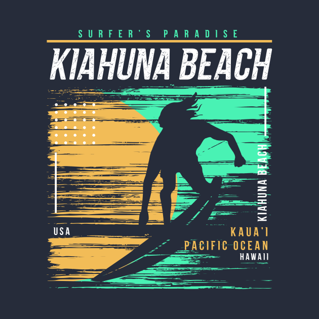 Retro Surfing Kiahuna Beach Kauai Hawaii // Vintage Surfer Beach // Surfer's Paradise by Now Boarding