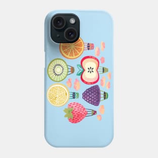 Fruity Hot Air Balloons 1 Phone Case